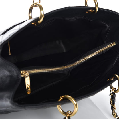 Chanel Caviar Quilted Grand Shopping Tote GST Black 5 of 7