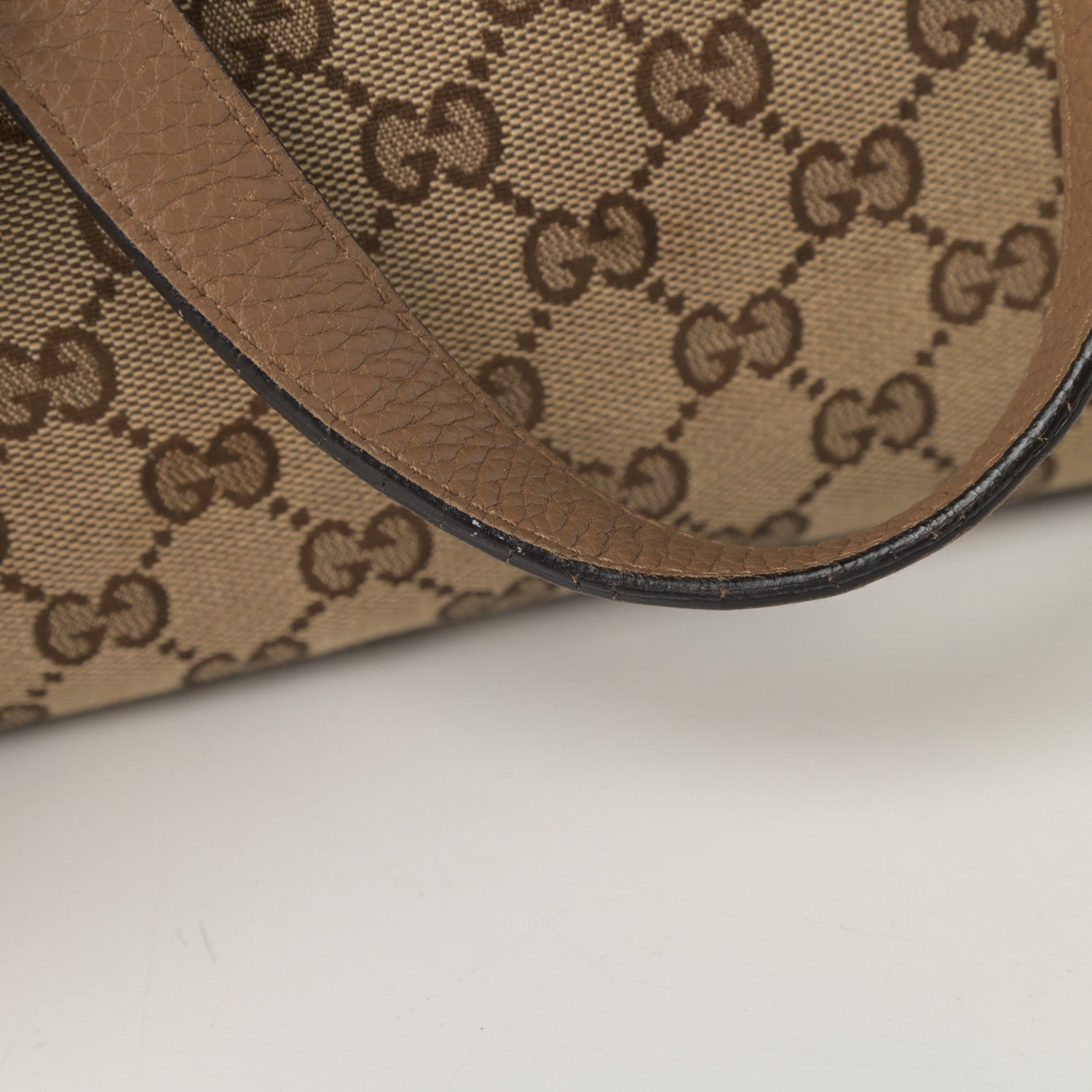 Gucci Monogram Medium Icon Bit Tote Light Brown 17 of 20