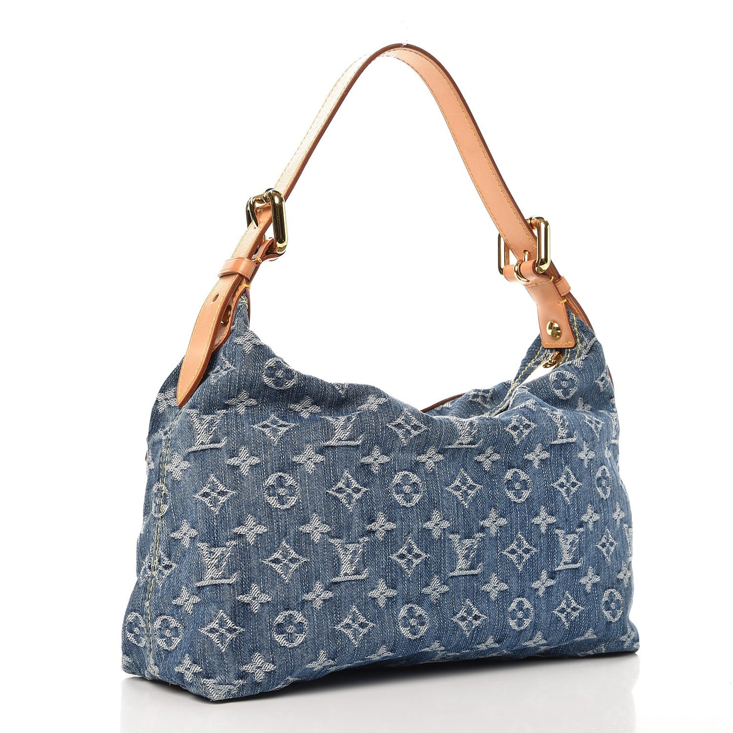 Monogram Denim Baggy PM Blue
