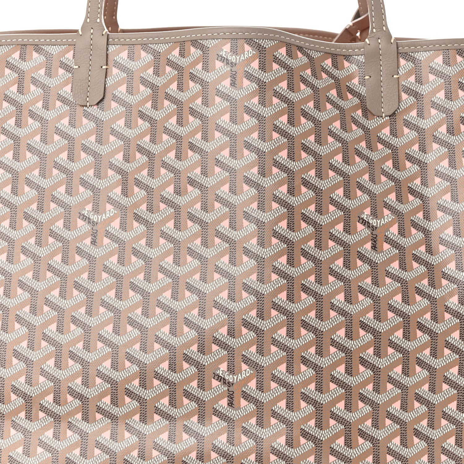 Goyard Goyardine Saint Louis Claire Voie GM Grege Powder Pink 8 of 10