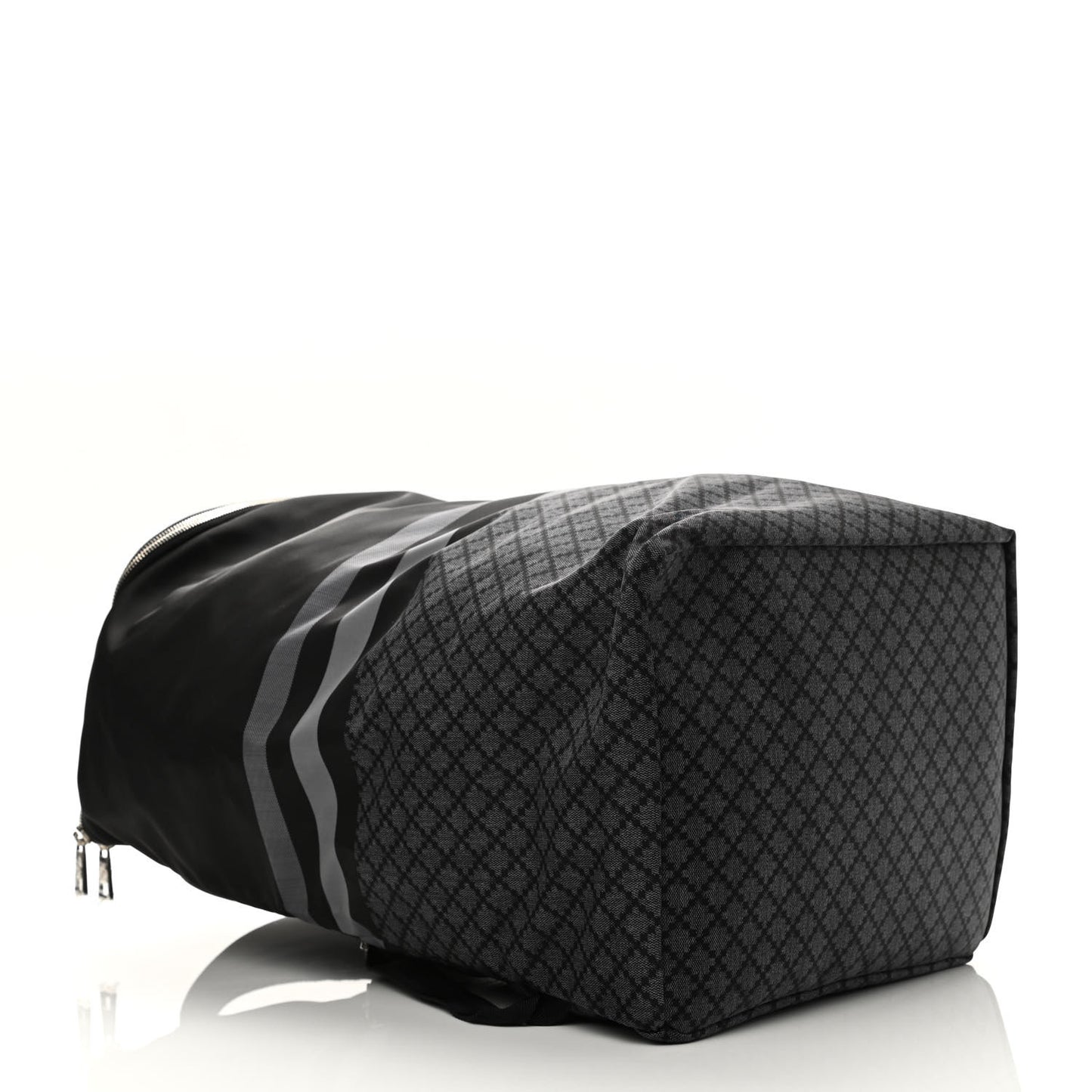 Nylon Diamante Backpack Black