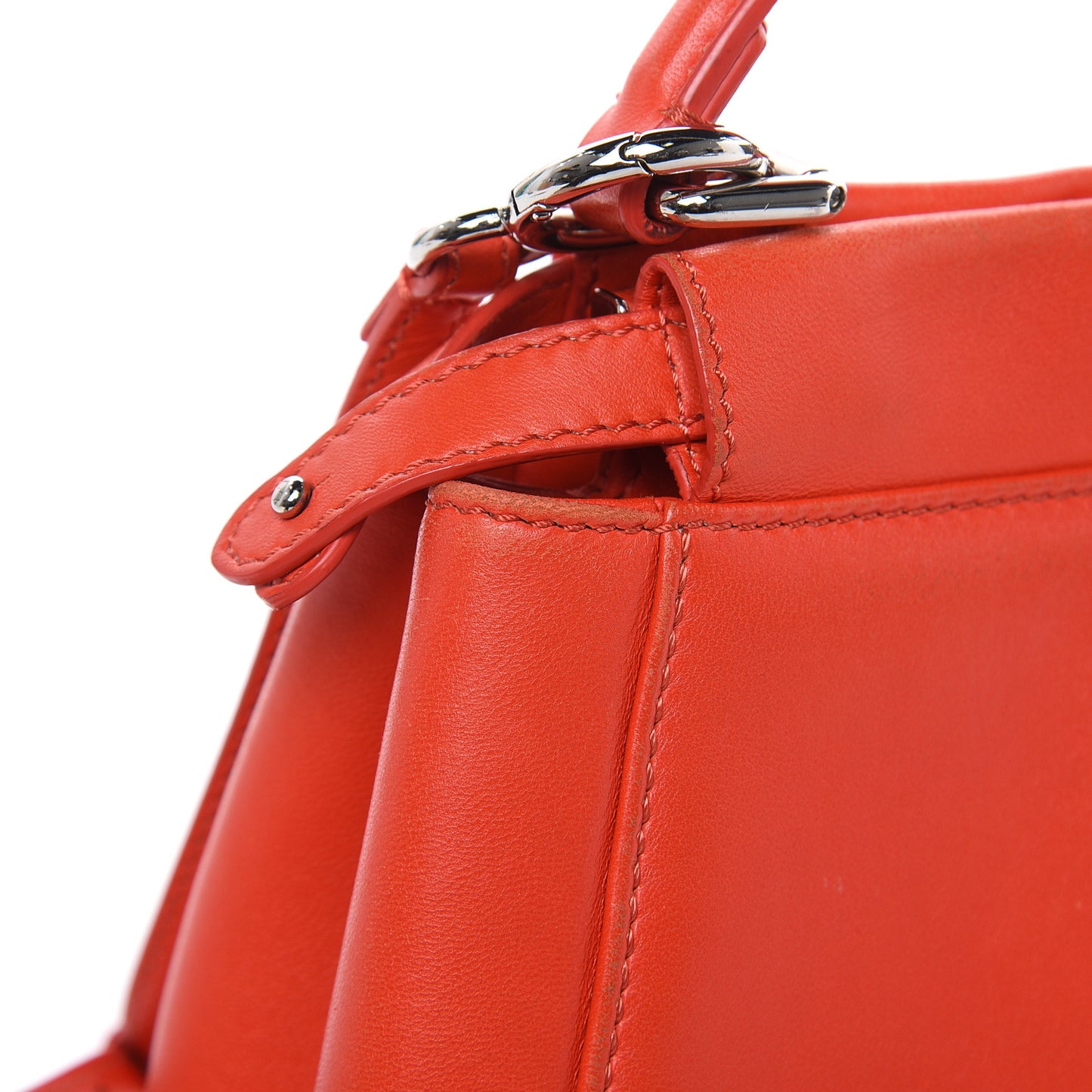 Nappa Mini Peekaboo Iconic Satchel Papavero