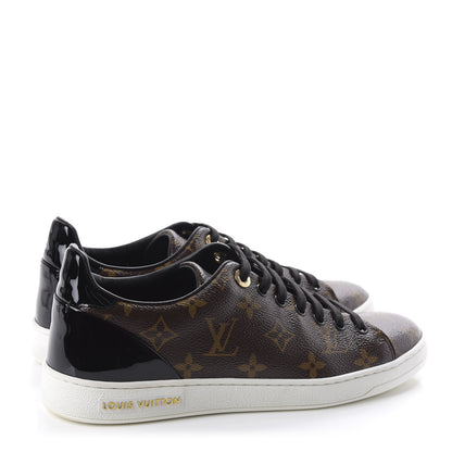 Louis Vuitton Patent Monogram Frontrow Sneakers 38.5 4 of 11