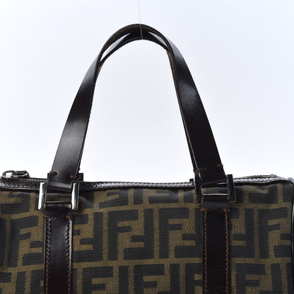 Fendi Zucca Mini Boston Satchel Tobacco 10 of 10