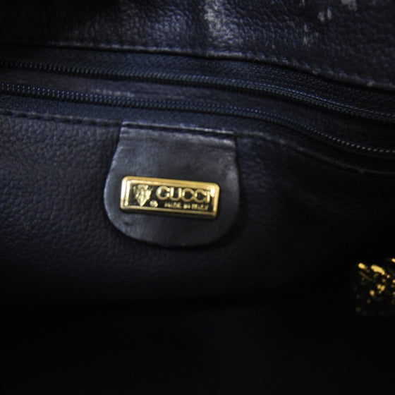 Gucci Monogram Boston Navy 8 of 10