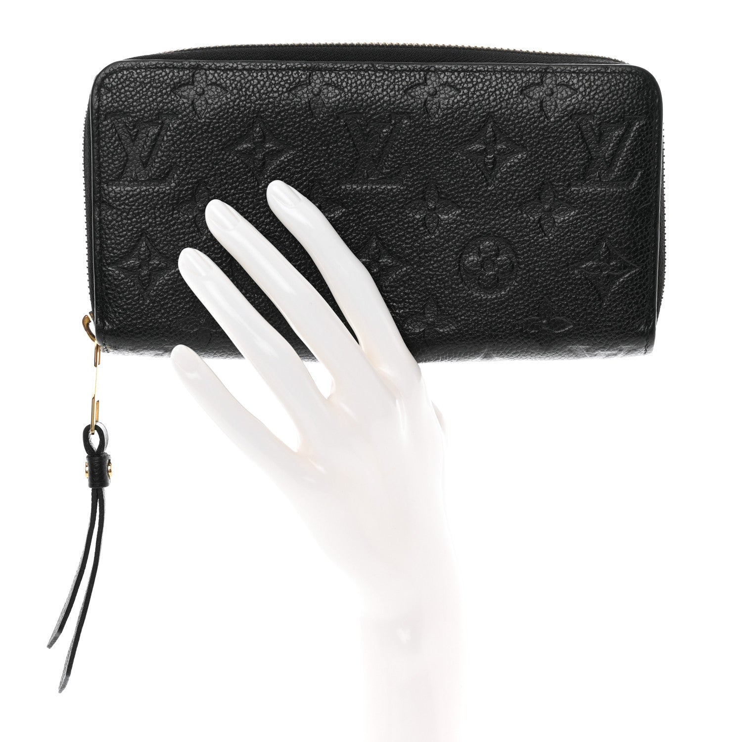 Louis Vuitton Empreinte Zippy Wallet Black 2 of 9