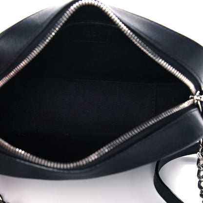 MCM Calfskin Ottomar Monogram Klara Crossbody Bag Black 5 of 11
