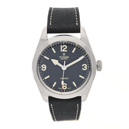 TUDOR Stainless Steel Fabric 39mm Oyster Prince Automatic Watch Black 79950 1 of 5