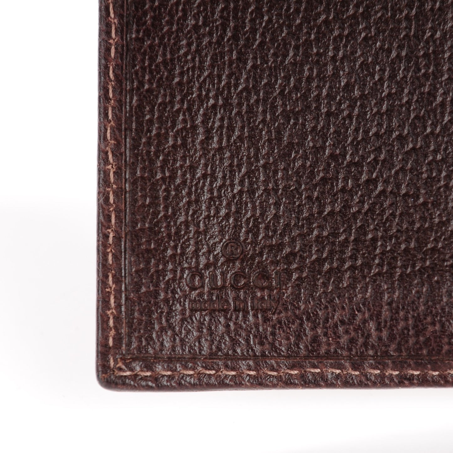 Monogram Abbey Compact Wallet Dark Brown