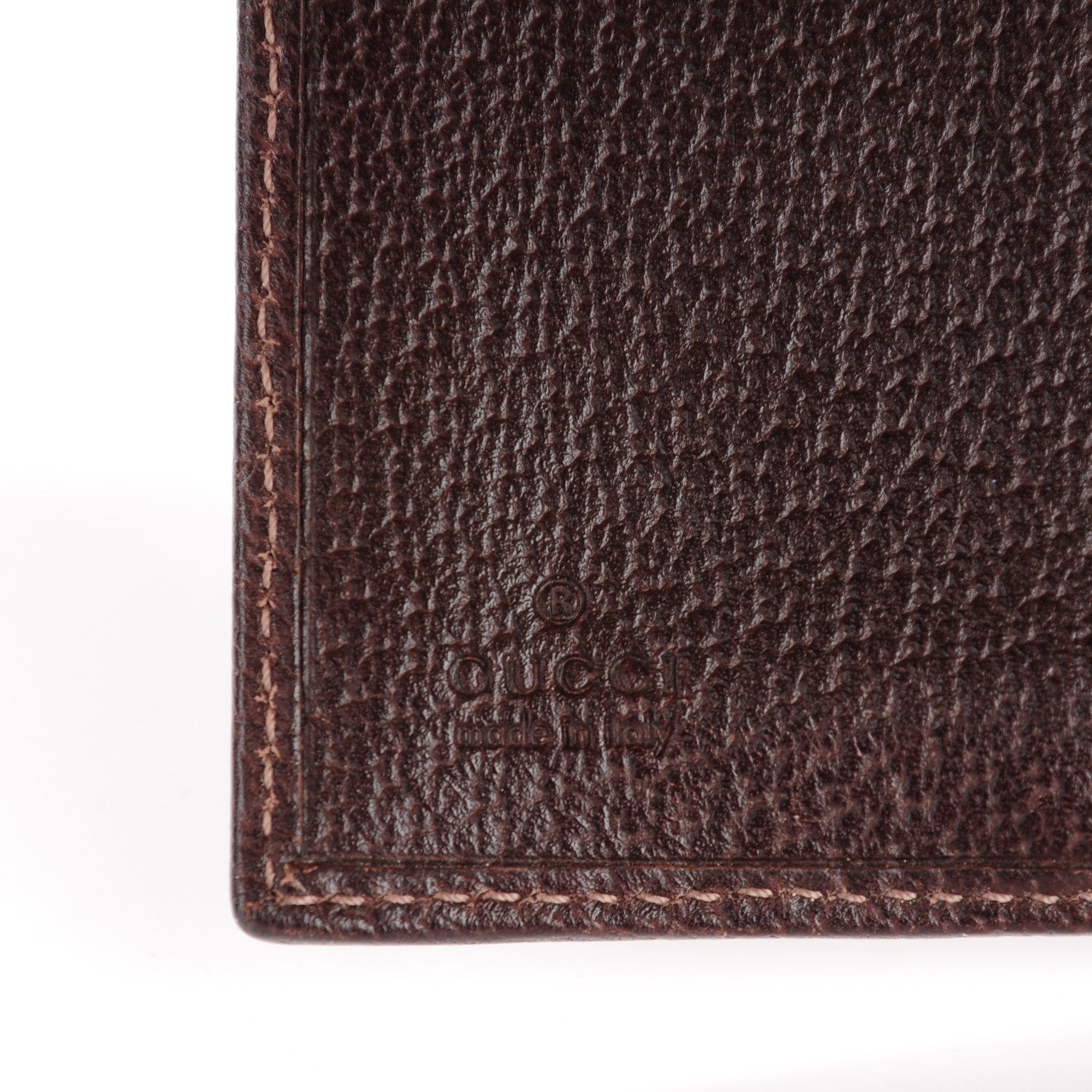 Gucci Monogram Abbey Compact Wallet Dark Brown 6 of 7