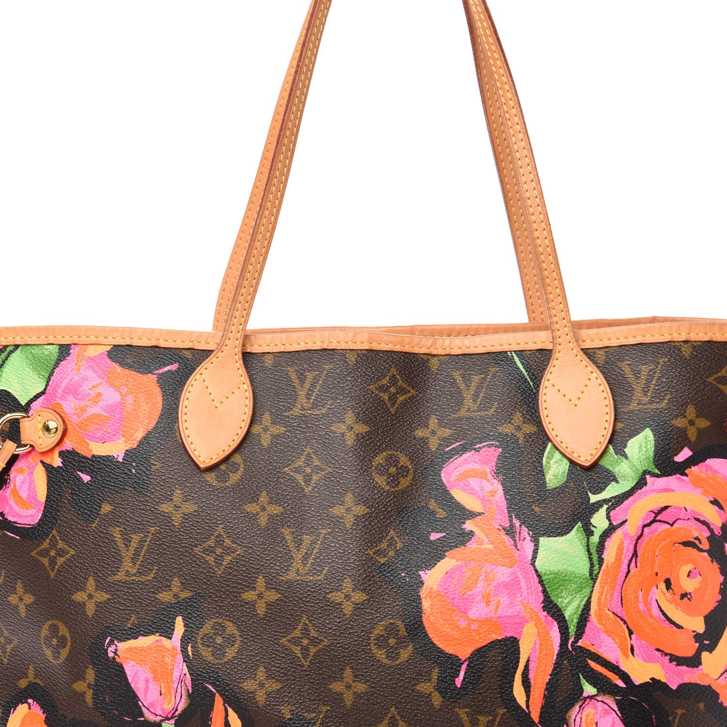 Louis Vuitton Monogram Roses Neverfull MM 11 of 11