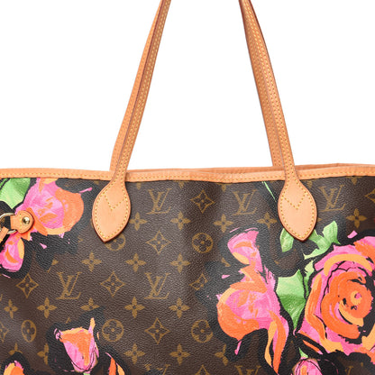Louis Vuitton Monogram Roses Neverfull MM 11 of 11