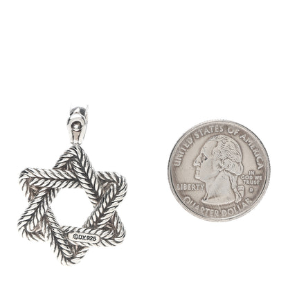 David Yurman Sterling Silver Star of David Pendant 2 of 2