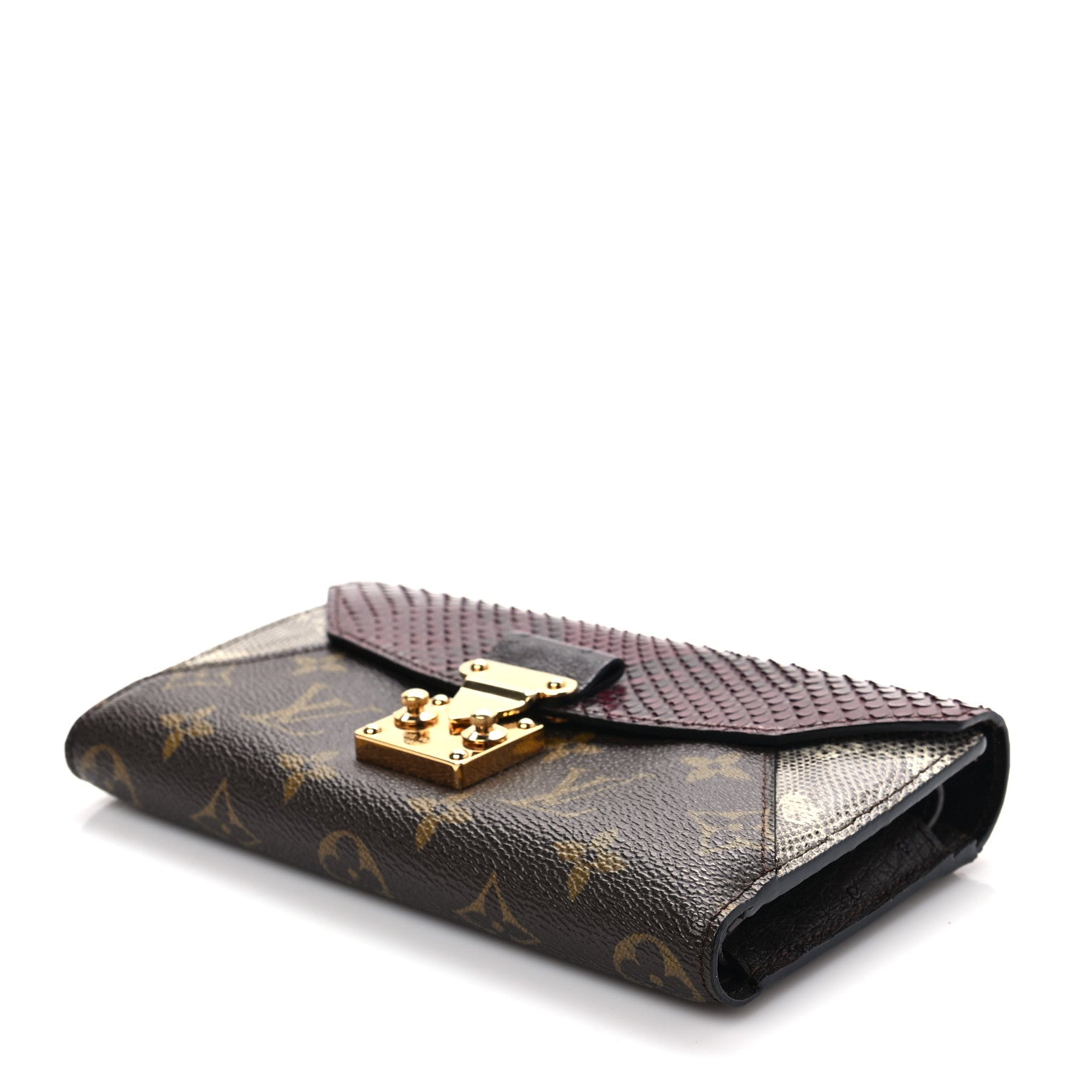 Louis Vuitton Monogram Python Ostrich Lizard Majestueux Wallet 7 of 7