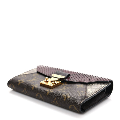 Louis Vuitton Monogram Python Ostrich Lizard Majestueux Wallet 7 of 7