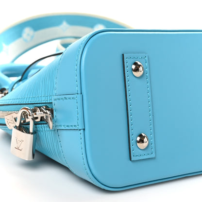 Louis Vuitton Epi Jacquard Alma BB Turquoise 8 of 10