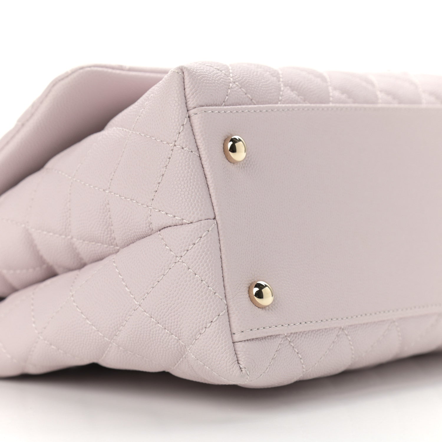 Chanel Caviar Quilted Small Coco Handle Flap Light Pink 8 of 9