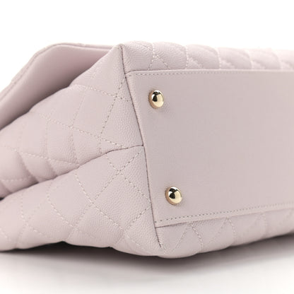 Chanel Caviar Quilted Small Coco Handle Flap Light Pink 8 of 9