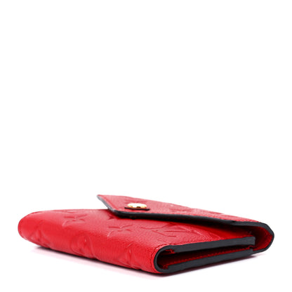 Louis Vuitton Empreinte Victorine Wallet Scarlet 11 of 14