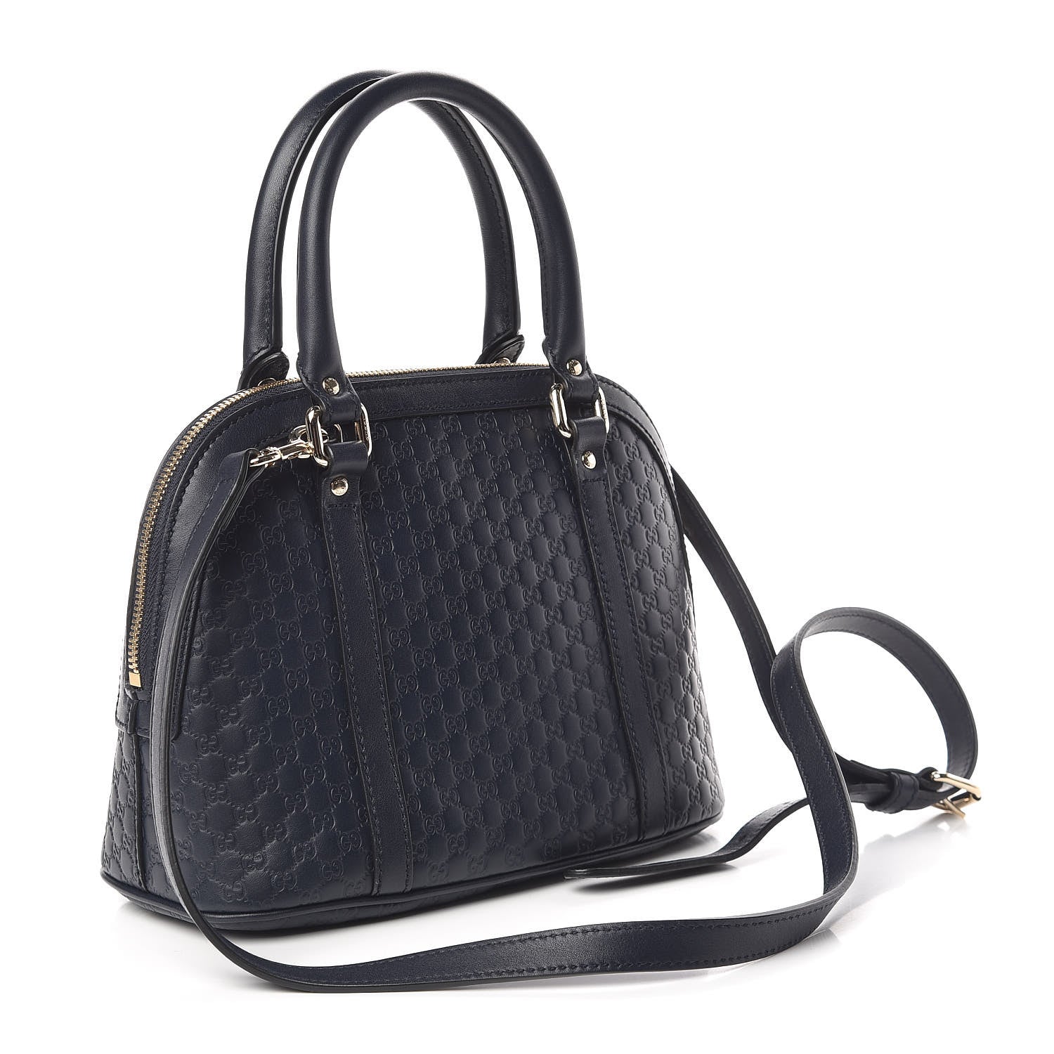 Gucci Soft Microguccissima Mini Dome Bag Blue 3 of 10