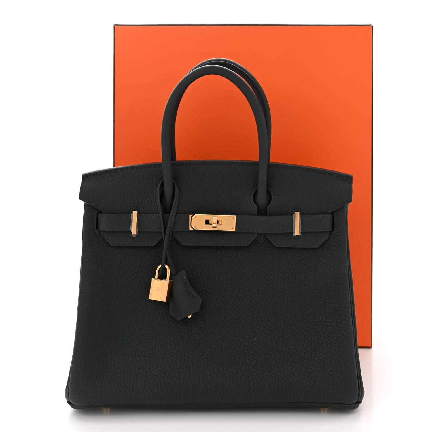 Hermes Togo Birkin 30 Vert Fonce 11 of 11