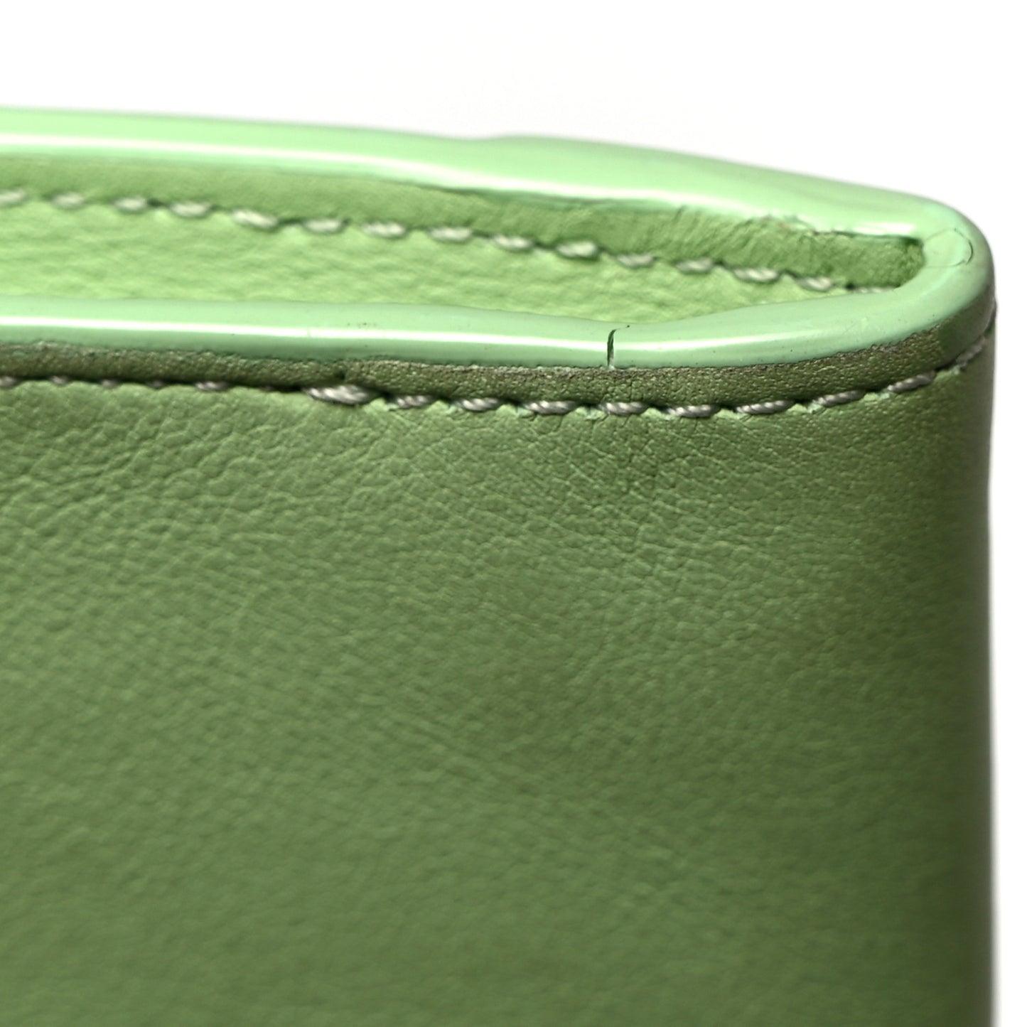 Silky Classic Calfskin Envelope Long Wallet Mint