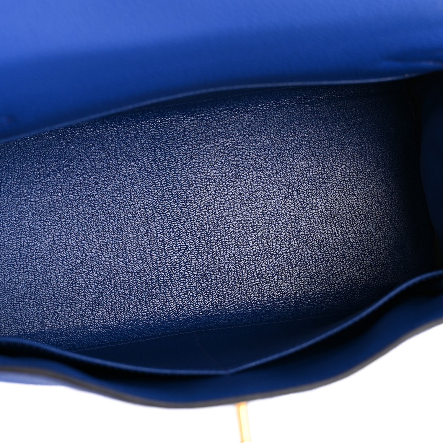 Hermes Togo Kelly Retourne 28 Bleu Royal 5 of 12