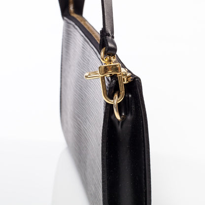 Louis Vuitton Epi Pochette Accessories 24 Black 5 of 9