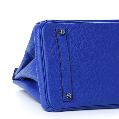 Hermes Togo Birkin 35 Bleu Electrique 7 of 8
