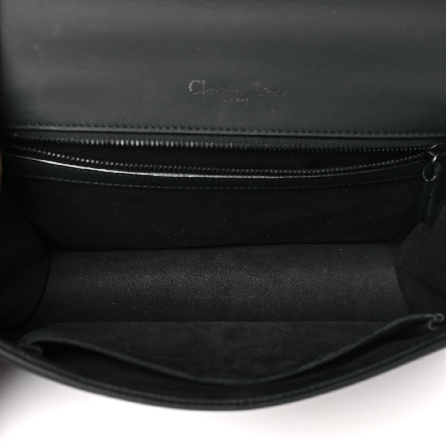 Ultra Matte Calfskin Studded Medium Diorama Flap Bag Black