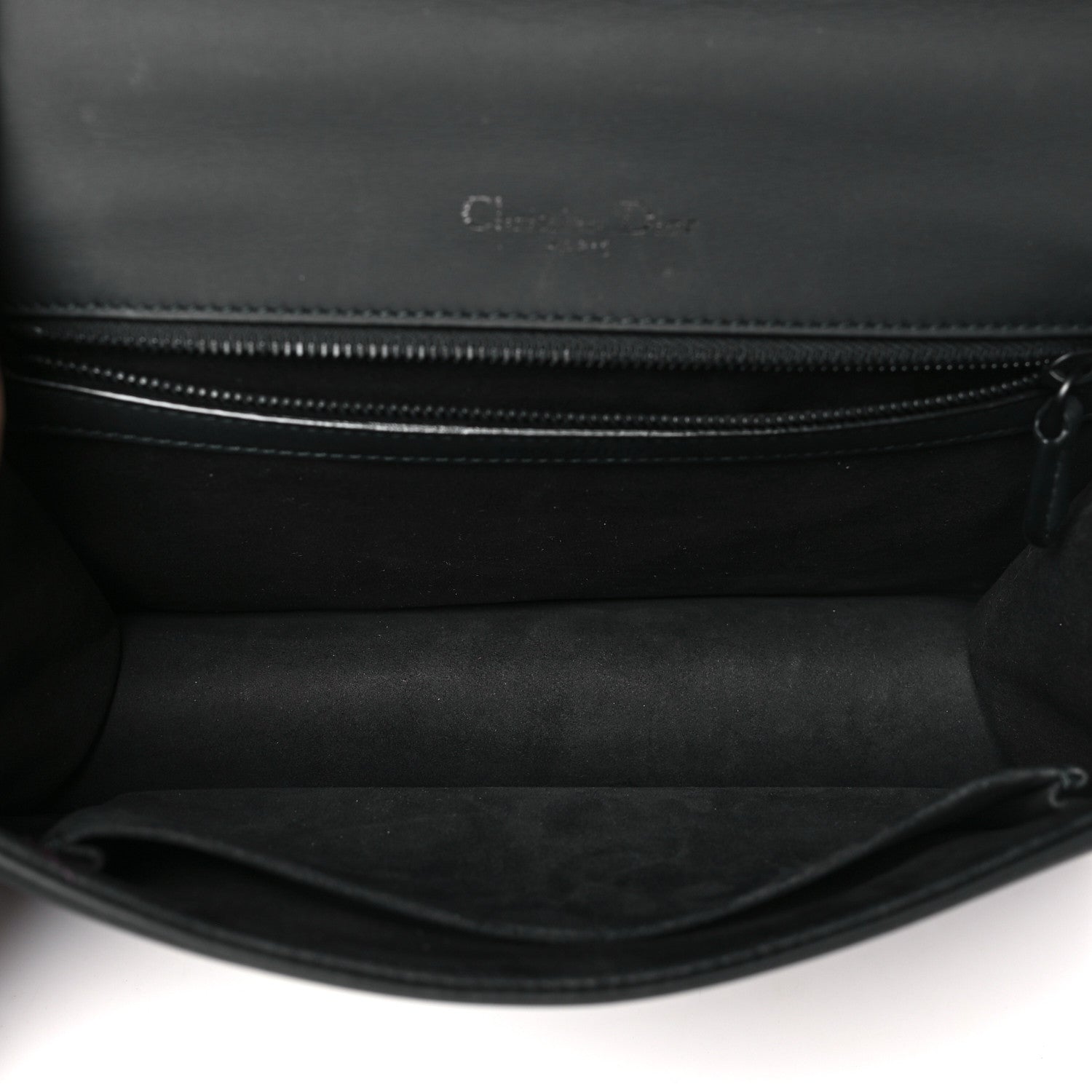 Christian Dior Ultra Matte Calfskin Studded Medium Diorama Flap Bag Black 5 of 11