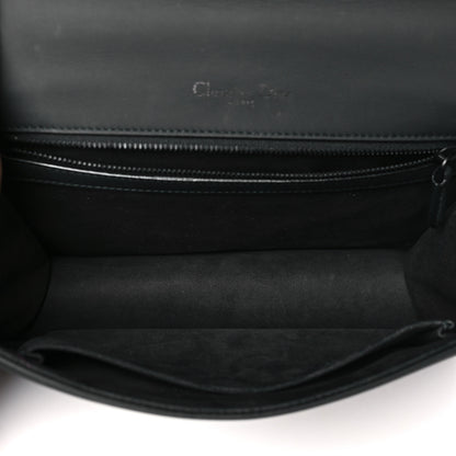 Christian Dior Ultra Matte Calfskin Studded Medium Diorama Flap Bag Black 5 of 11