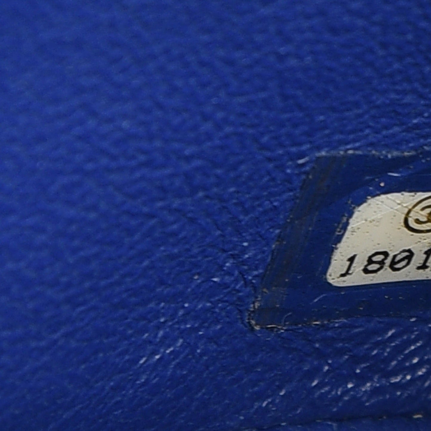 Lambskin Quilted Mini Rectangular Flap Dark Blue