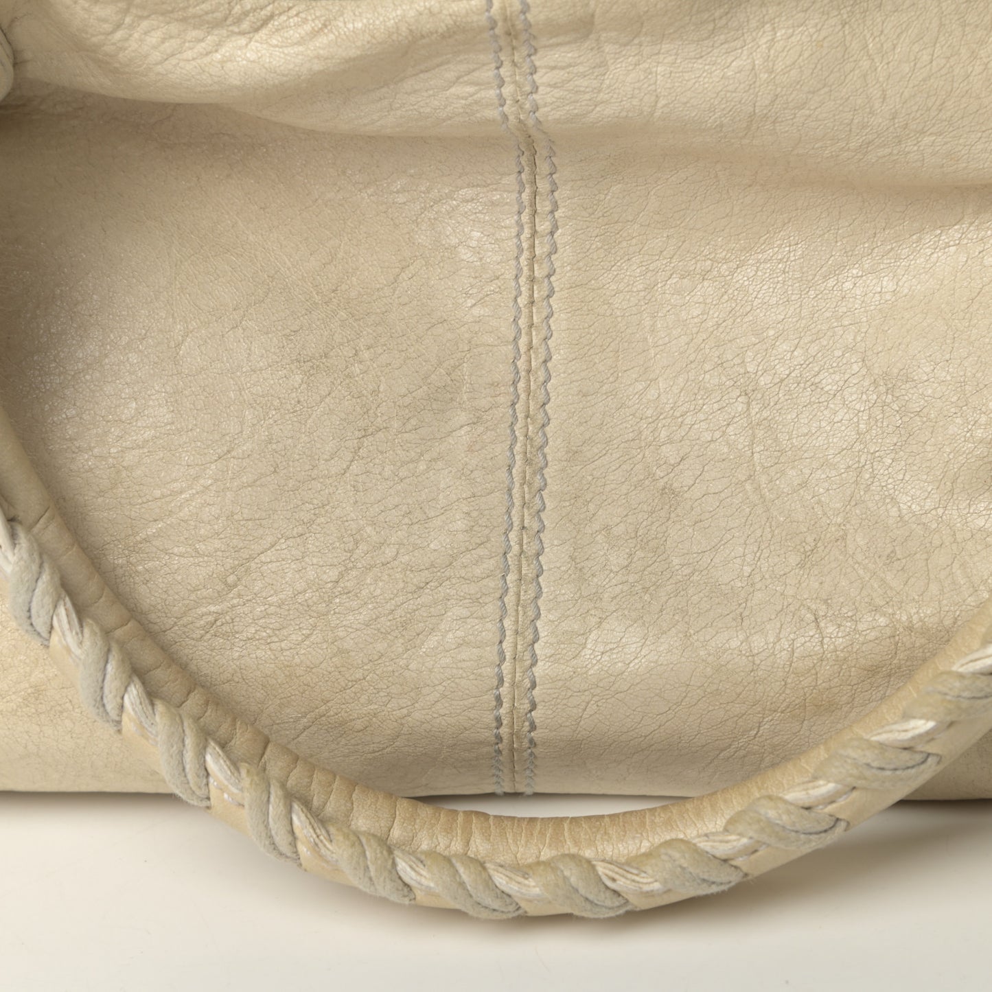 Agneau Giant 21 Silver Hardware Part Time Natural