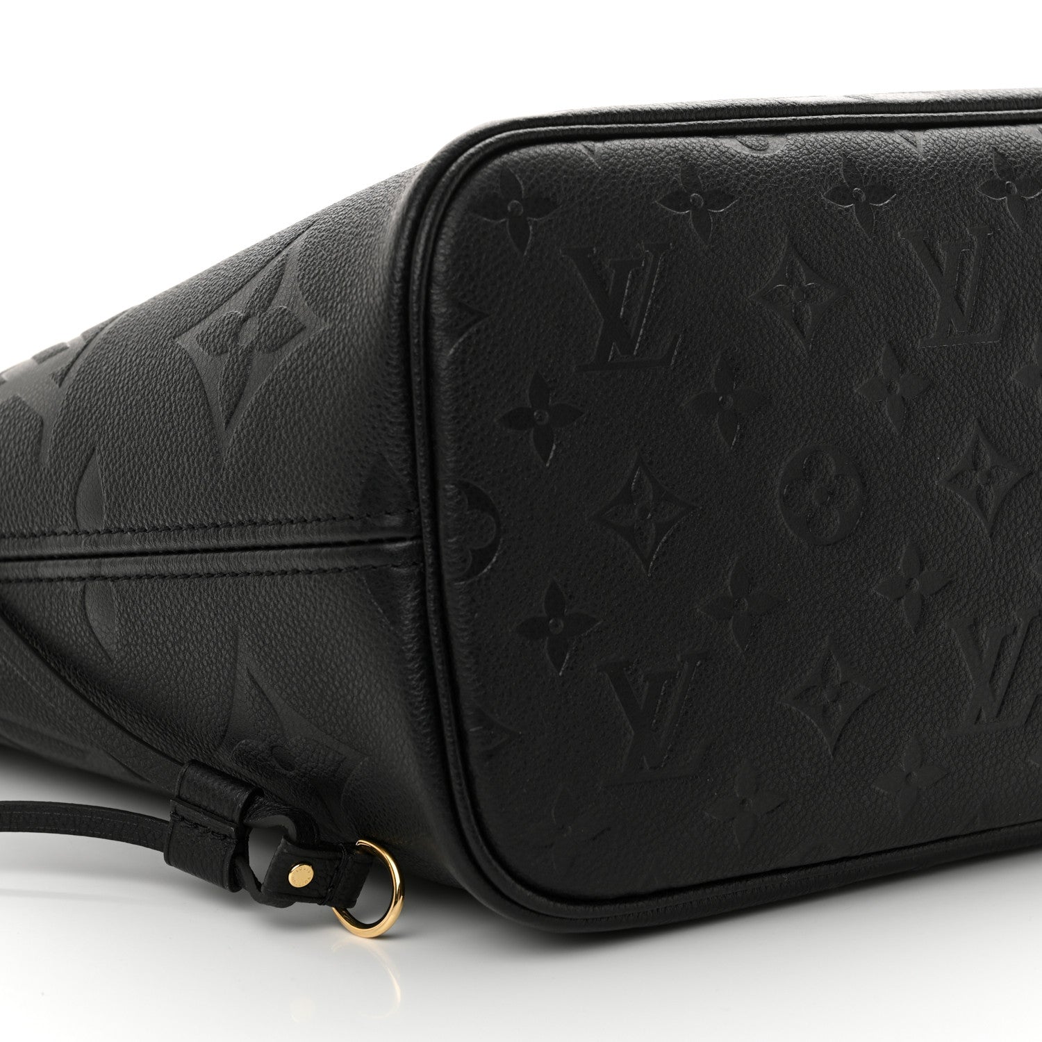 Louis Vuitton Empreinte Monogram Giant Neverfull MM Black 9 of 10