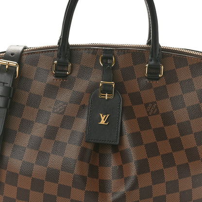 Louis Vuitton Damier Ebene Odeon Tote MM Black 7 of 10