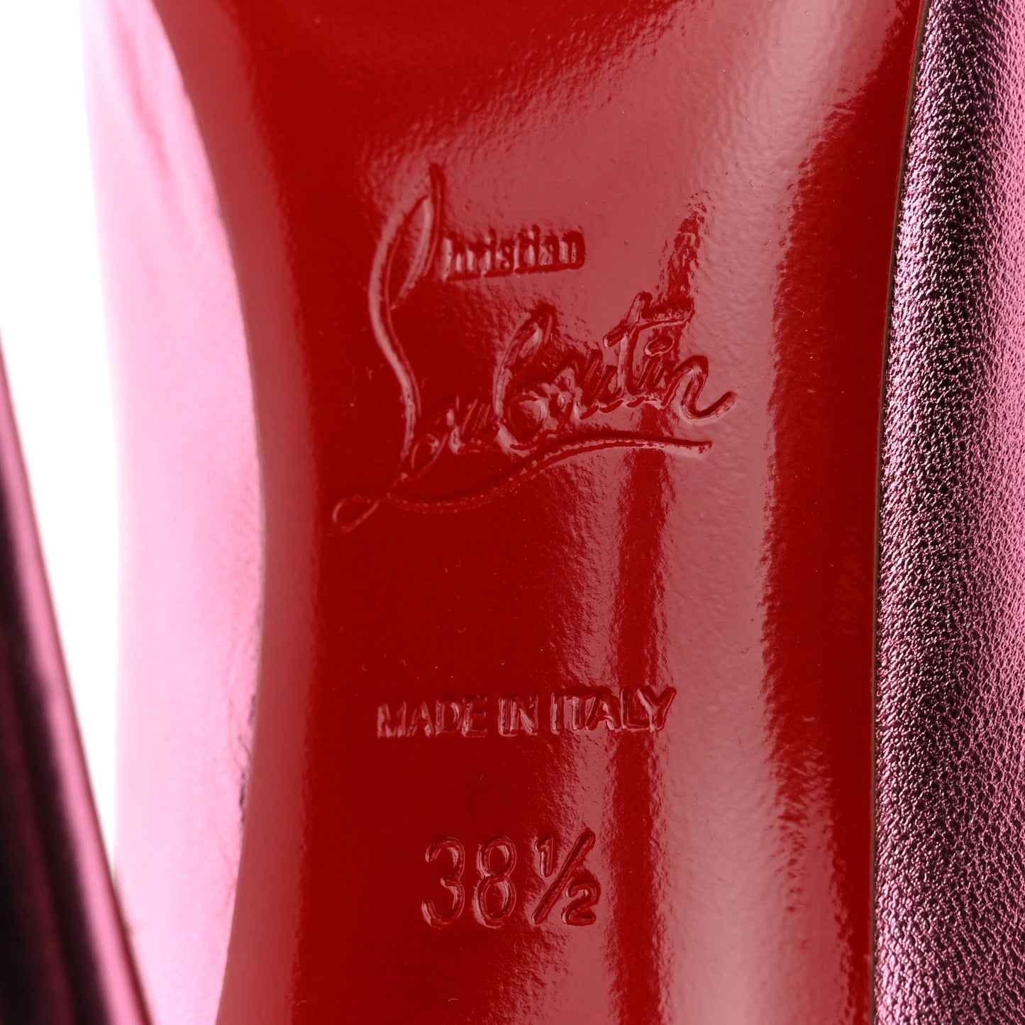 Metallic Calfskin So Kate 120 Pumps 38.5 Pink
