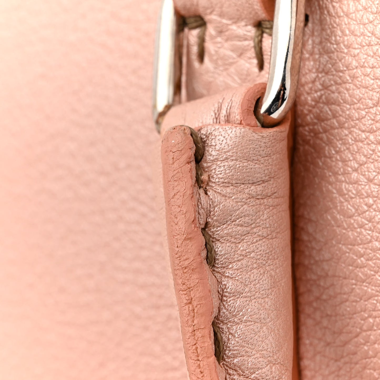 Cuoio Romano Selleria Mini Linda Satchel Cipria
