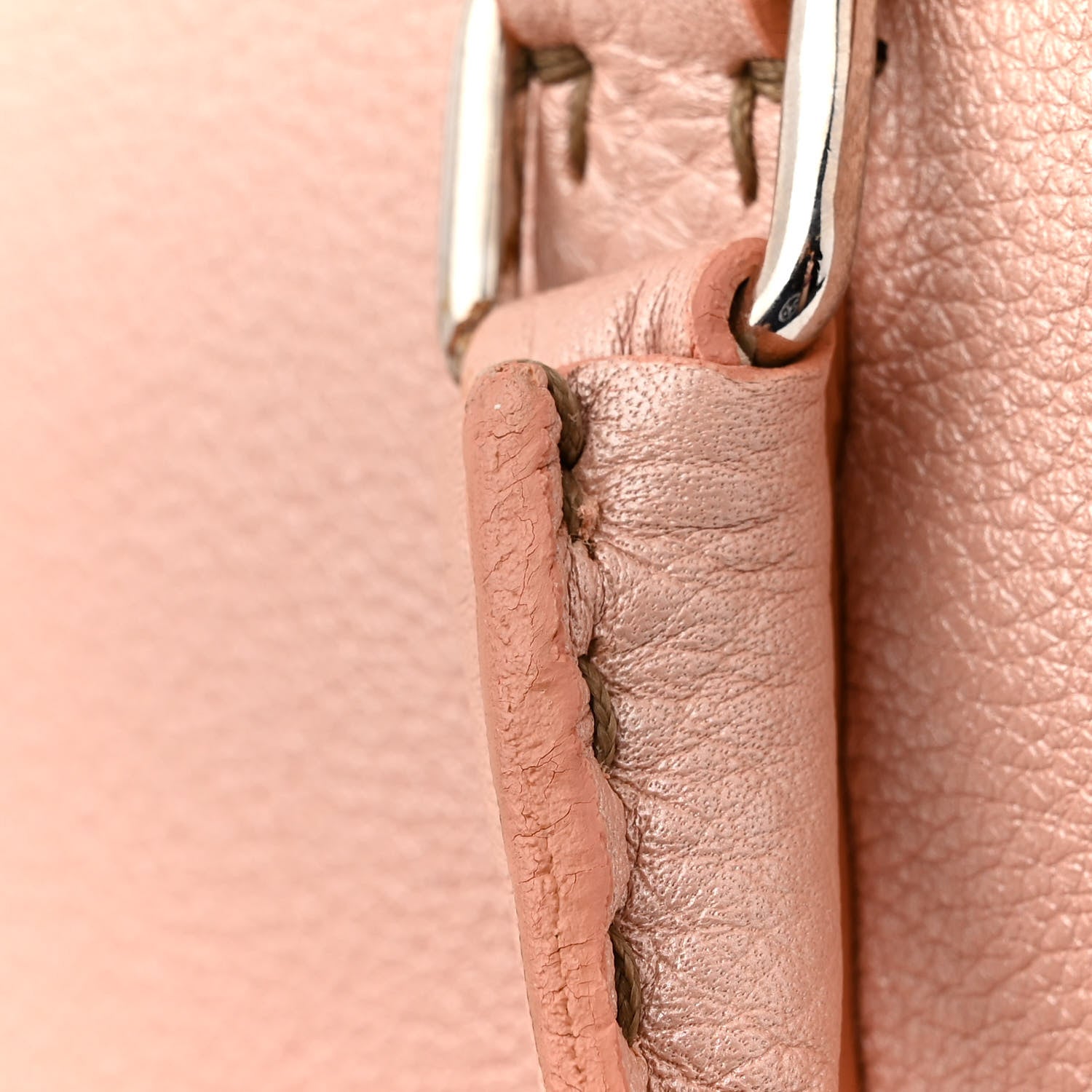 Fendi Cuoio Romano Selleria Mini Linda Satchel Cipria 15 of 16