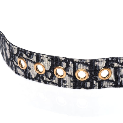 Christian Dior Oblique Diorquake Belt 95 Blue Multi 8 of 11
