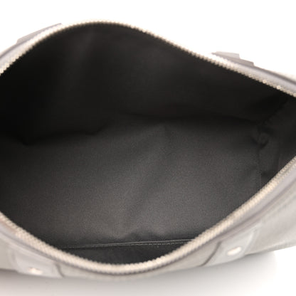 Louis Vuitton Grained Calfskin Aerogram City Keepall Gris 5 of 11