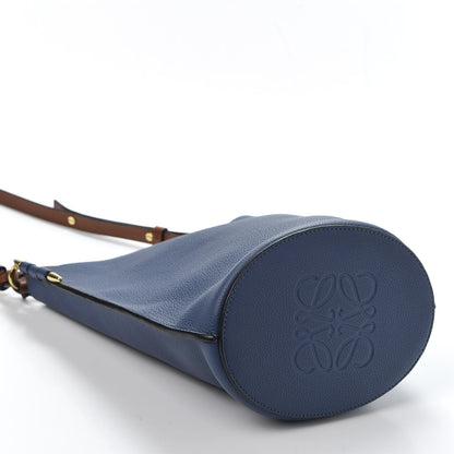 Loewe Calfskin Gate Bucket Bag Blue 3 of 9