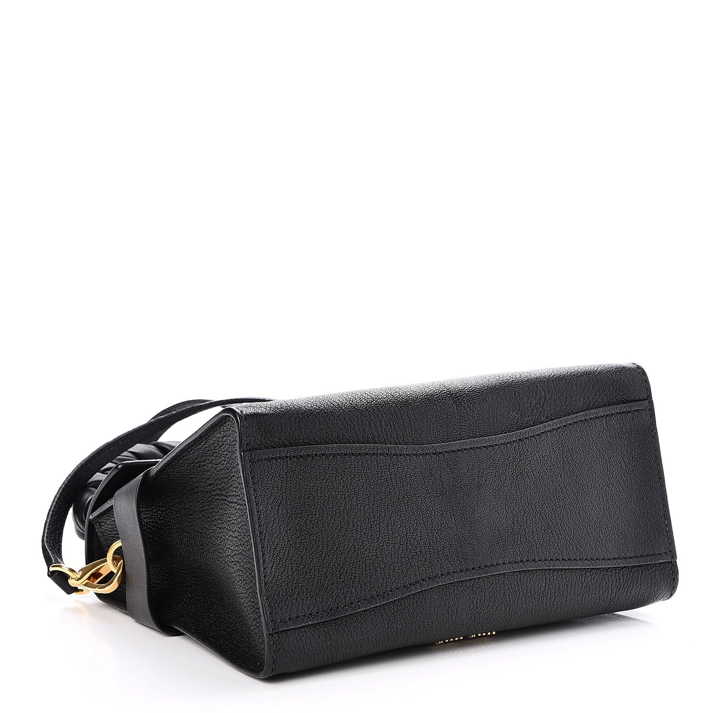 Goatskin Madras Click Top Handle Nero Black