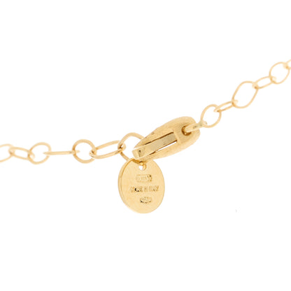 Marco Bicego 18K Yellow White Gold Diamond Lunaria Petite 5 Station Necklace 6 of 6