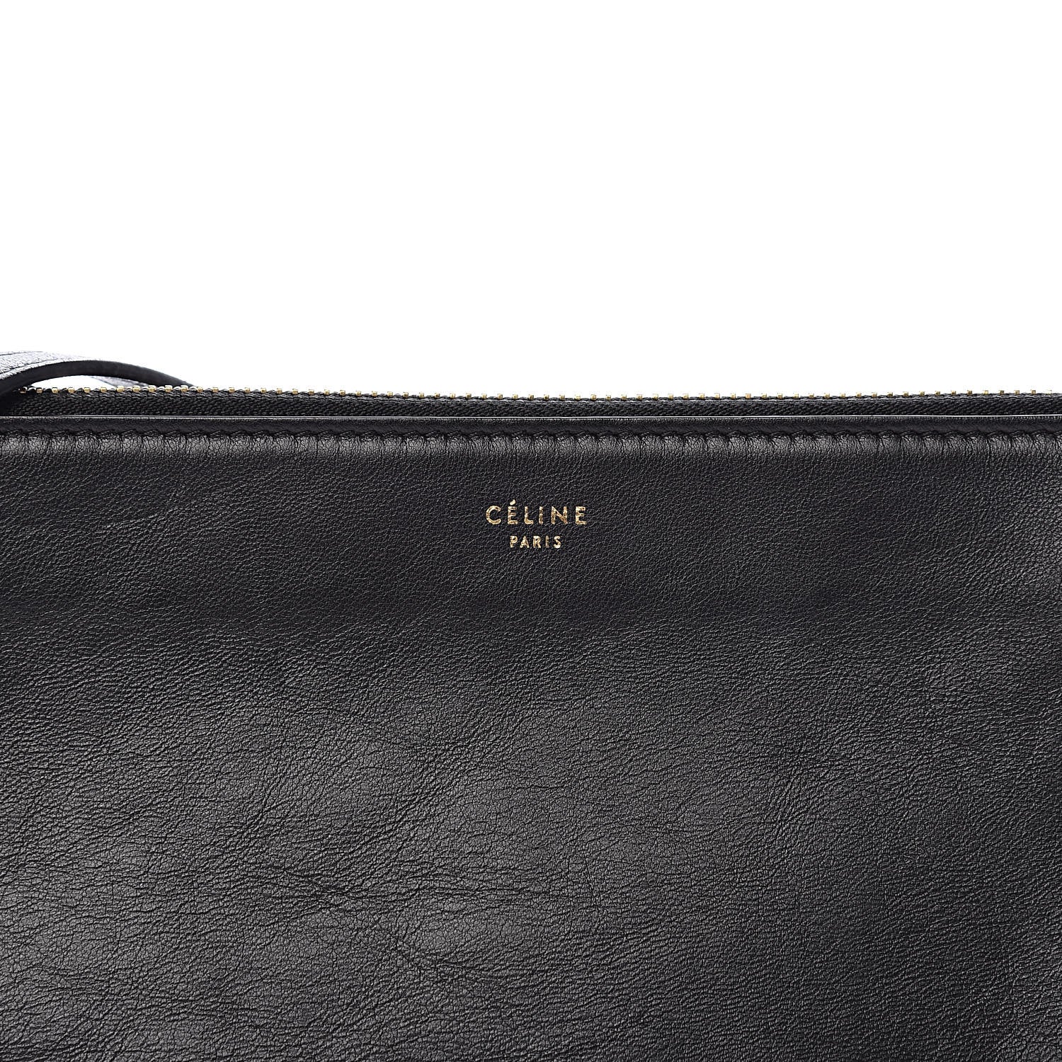 Celine Lambskin Small Trio Crossbody Bag Black 11 of 11