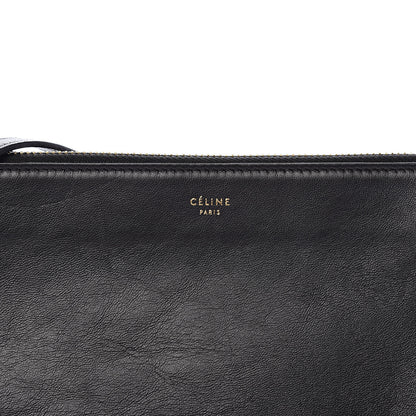 Celine Lambskin Small Trio Crossbody Bag Black 11 of 11