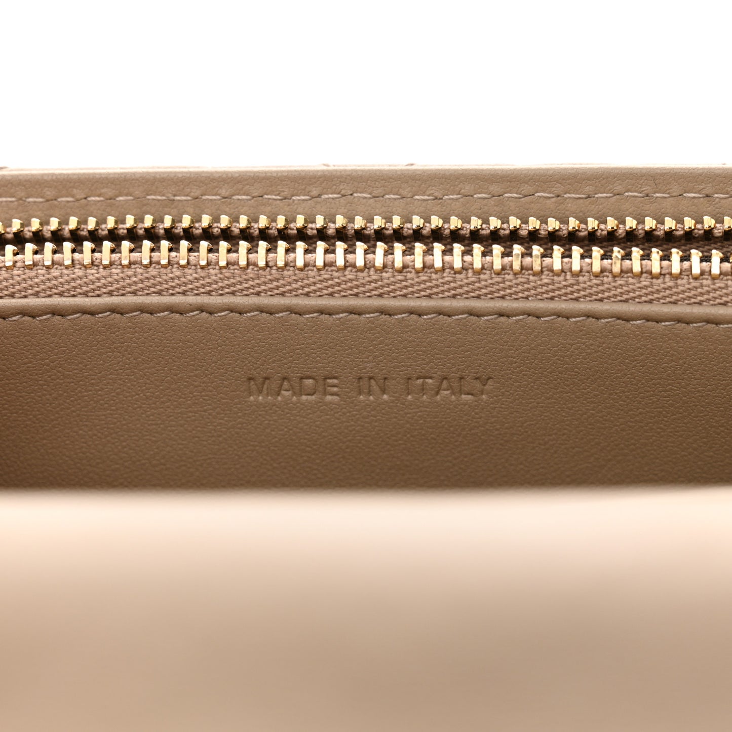 Lambskin Cannage Chain My Dior Daily Chain Pouch Powder Beige