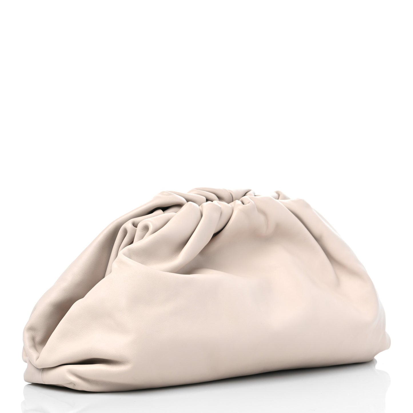 Smooth Butter Calf The Pouch Oversized Clutch Mist