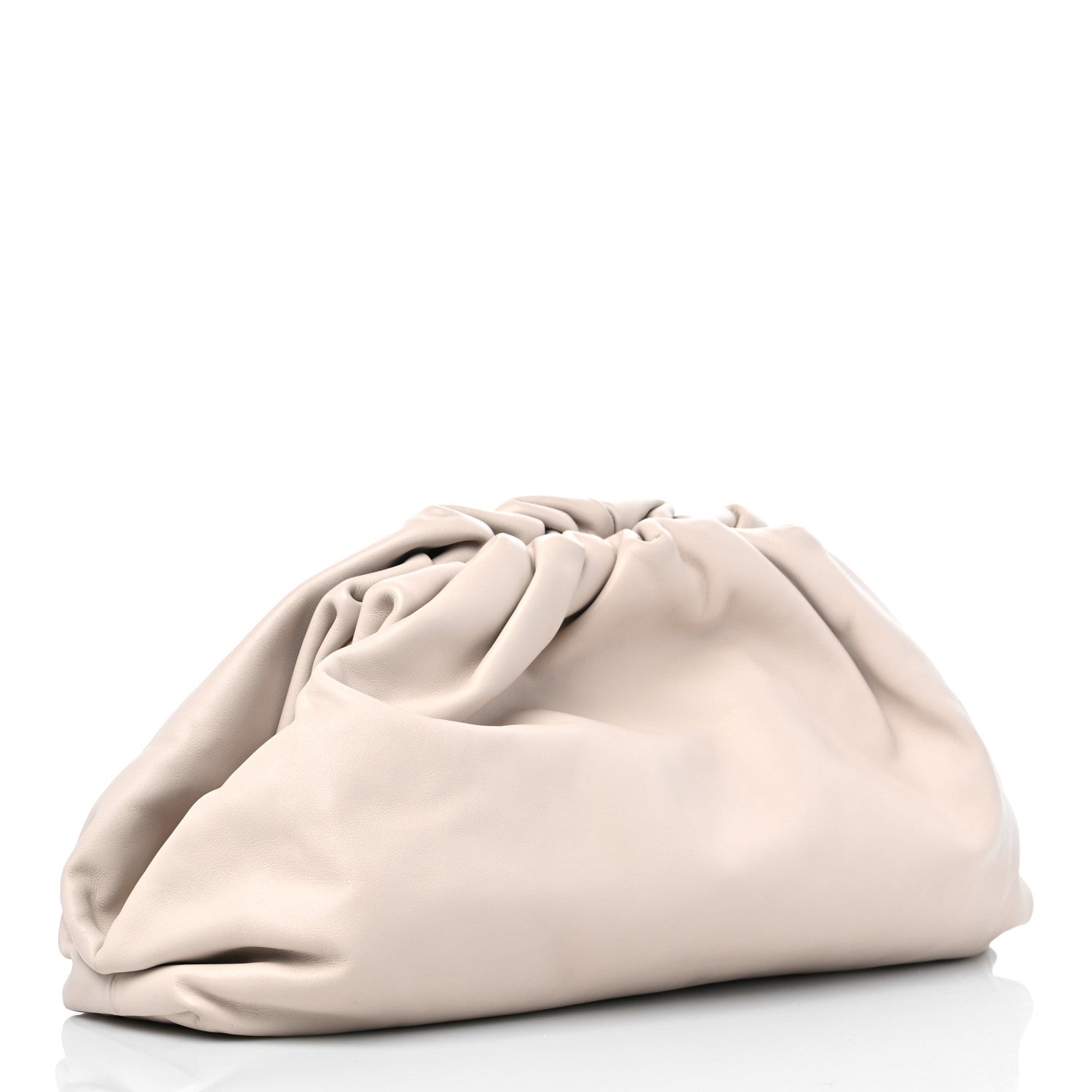 Bottega Veneta Smooth Butter Calf The Pouch Oversized Clutch Mist 3 of 8