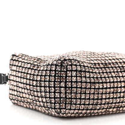 Alexander Wang Mesh Crystal Rhinestone Mini Heiress Pouch Sandstone 8 of 9